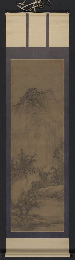 Buddhist Retreat by Stream and Mountains (Juran, ca. 970)