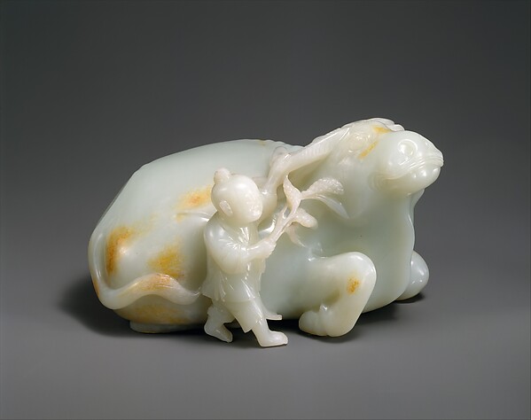 Boy with Water Buffalo (Qing, 18th c.)