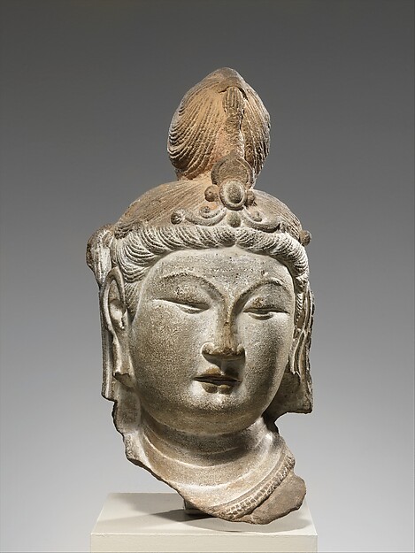 Head of a Bodhisattva (Tang, 8th c.)