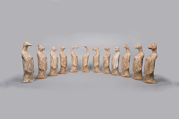 Set of Twelve Zodiac Animals (Tang, 8th c.)